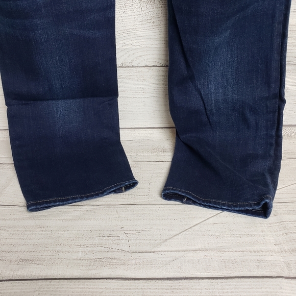 Warp + Weft JFK New York City Piedmont Dark Wash Maternity Denim Jeans Womens 16 - Picture 6 of 16